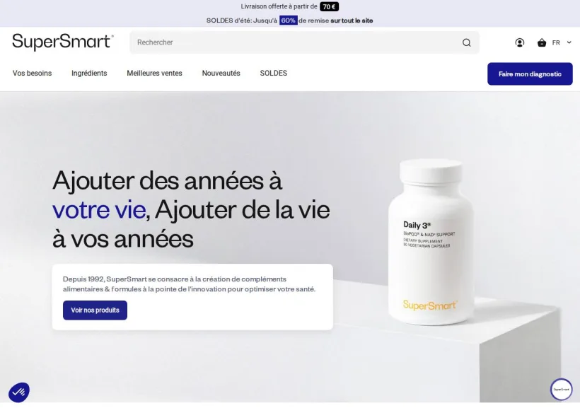 Schermata della pagina offerta di SuperSmart