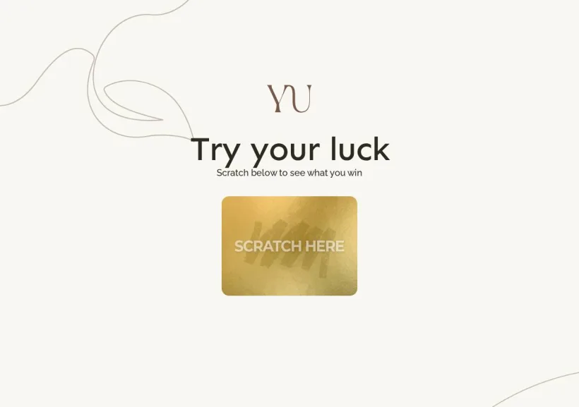 Schermata della pagina offerta di YuTea