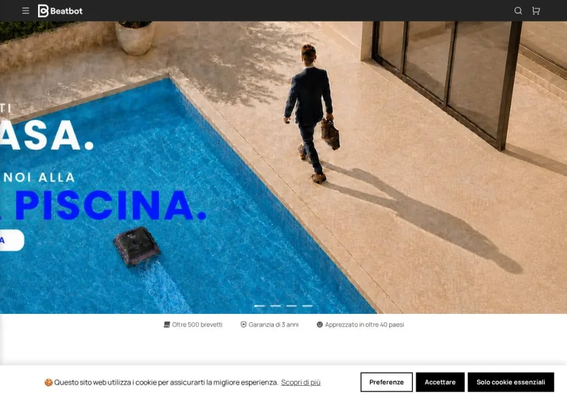 Schermata della pagina offerta di Beatbot