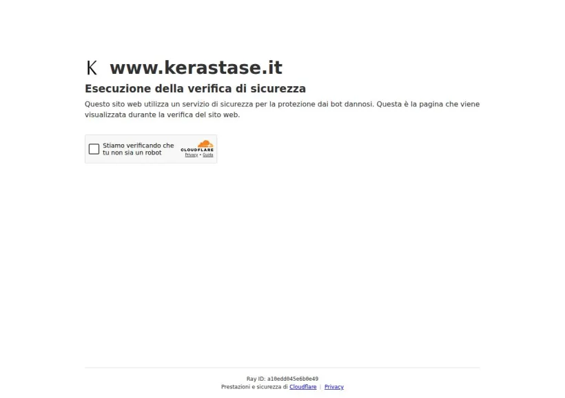 Schermata della pagina offerta di Kérastase