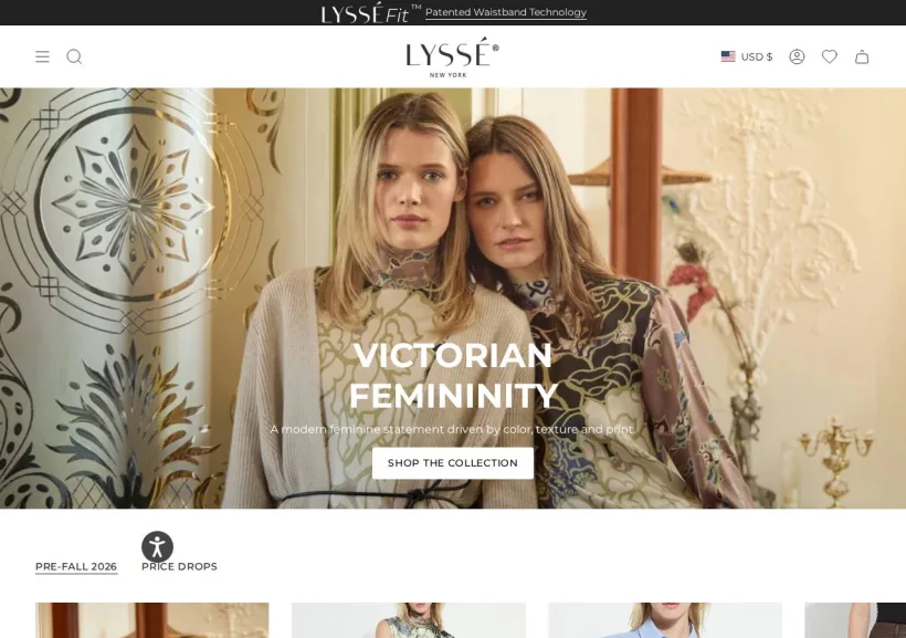 Schermata della pagina offerta di Lyssé