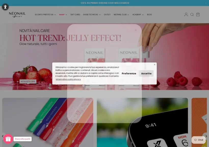 Schermata della pagina offerta di Neonail Expert