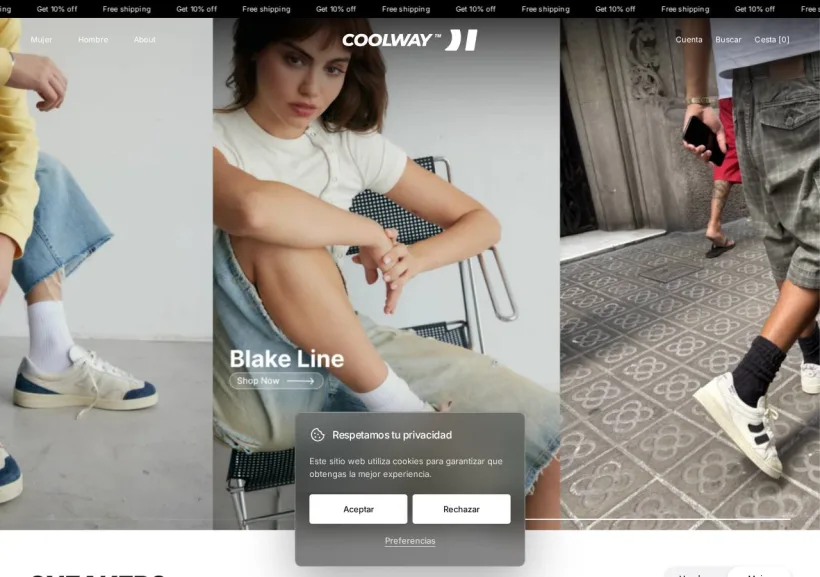 Schermata della pagina offerta di Coolway