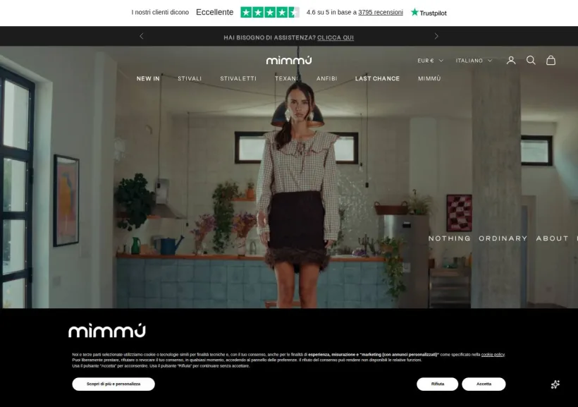Schermata della pagina offerta di Mimmù