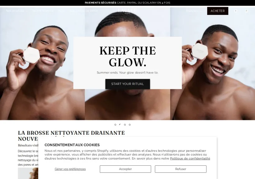 Schermata della pagina offerta di Lauvée