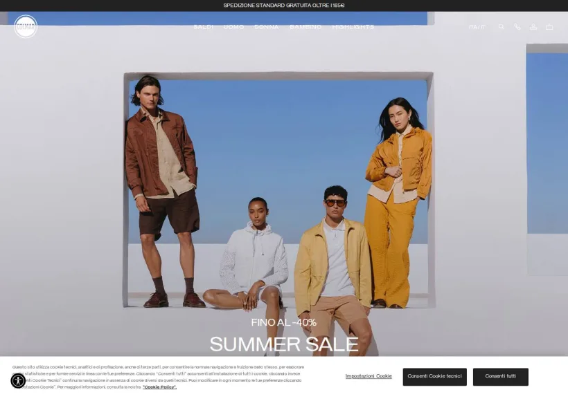 Schermata della pagina offerta di Colmar