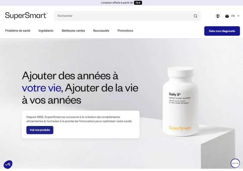 Schermata della pagina offerta di SuperSmart