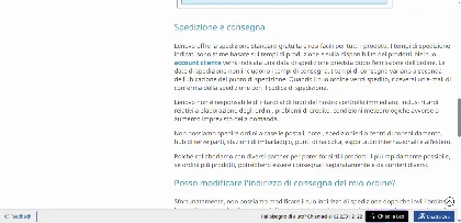 Costi di spedizione