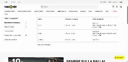 Costi di spedizione