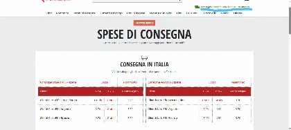 Costi di spedizione