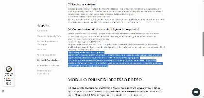Politica di reso