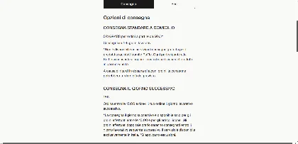 Costi di spedizione