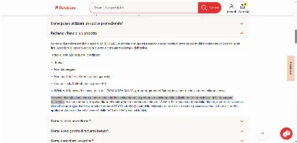 Politica di reso