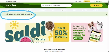 Sconto primo ordine