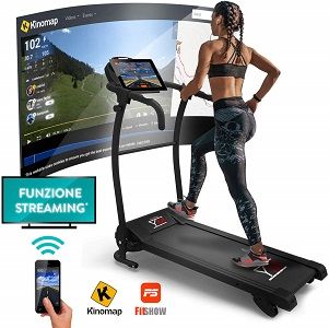 Tapis ROULANT Elettrico Pieghevole Bluetooth