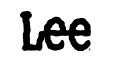 Buono sconto Lee logo